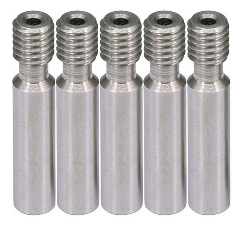 5 Piezas Mk8 Extrusor Toda La Garganta De Metal M6 X 1.181 i