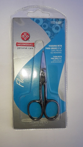 Tijeras Para Uña Mundial Flex 322-323 En Acero Inoxidable.