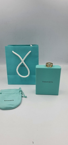 Anillo Tiffany & Co Atlas Oro Y Brillantes Tiffany Tous 