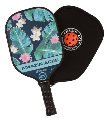 Amazin' Aces Signature Pickleball Single Paddle Blue Tj6z9