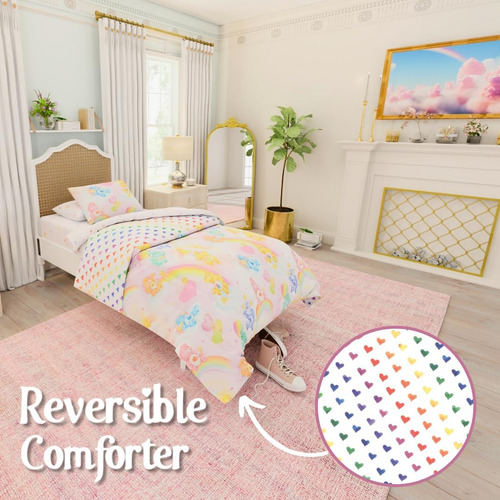 Ropa De Cama De 5 Piezas Franco Care Bears Classic Retro ...