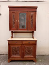 Comprar Aparador Antiguo Alzada Marmol Calidad Esmerilado Tallado