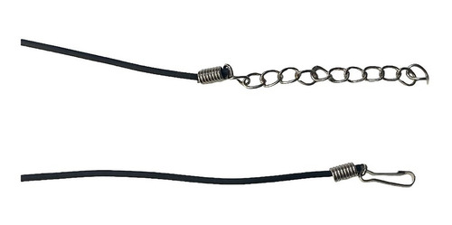 3 Piezas Collar Ajustable Caucho Mayoreo Unisex 2mm X 50cm Color 52049