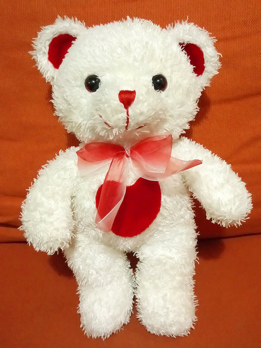 Adorable Oso Osito Peluche Corazón 31 Cm. Tiendas Walmart