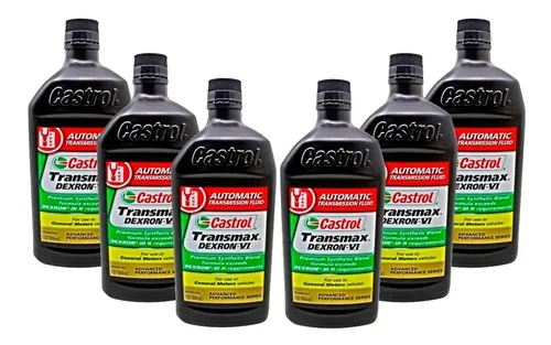 comprar Kit 6 Aceite Castrol Dexron Vi Transmision Auto Hydra Mat