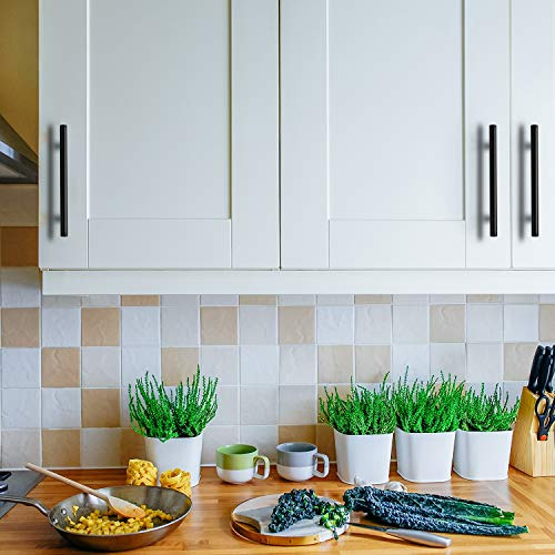 Tiradores De 12.7 Cm Para Alacena De Cocina Negro Mate