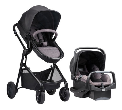 Evenflo Pivot Modular Grey Sistema Viaje Coche + Silla Carro