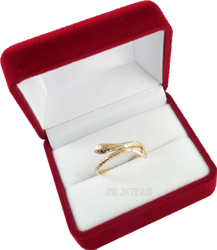 Anillo Oro 18k Serpiente Macizo  Jr Joyas