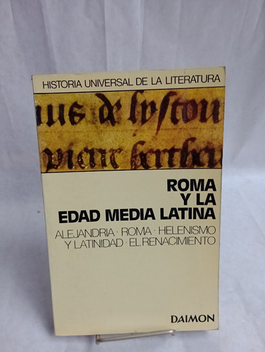  Roma Y La Edad Media Latina- Historia De La Literatura. A2