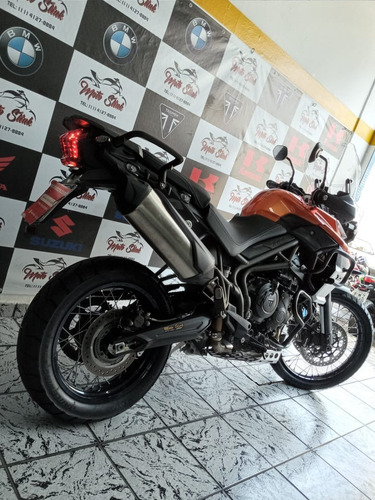 Imagem 3 de 8 de Triumph Tiger Xcx 2020 Laranja 08 Mil Km...