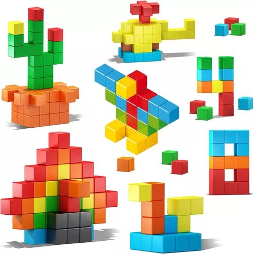 Blocos de Montar Jogo Magnético 56 Peças Magforma Castelo - Bambinno -  Brinquedos Educativos e Materiais Pedagógicos