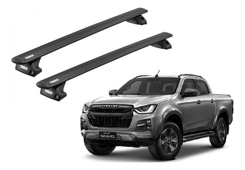 Barras Thule Isuzu D-max 21- Ra / Wingbar Evo Black