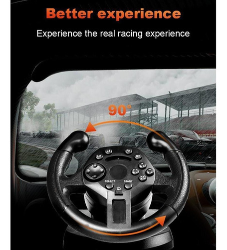 Vibration Racing Steering Wheel And Brake Pedal Kit