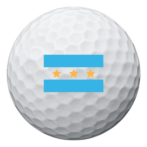 Pelota De Golf Callaway Supersoft Bandera Argentina X Unidad