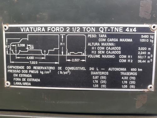 Hotv8 Vende Ford F600 4x4 Diesel Original