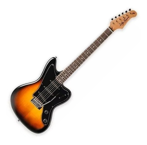 Guitarra Jaguar Jay Turser Tobacco Sunburst Estilo Fender