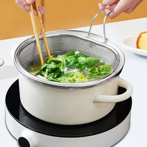 Para Cesta Freír Acero Inoxidable, Soporte , 21 Cm
