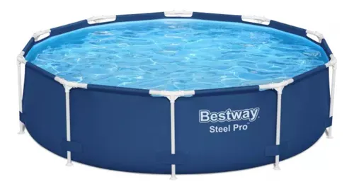 Pileta estructural Bestway Steel Pro 56679 x 3.05 m de ancho x 3.05 m de diámetro