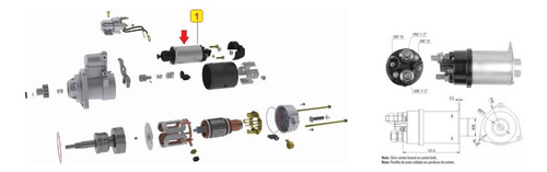 Rele Auxiliar Automatico Motor Partida Fd Gmc Truck Zm00458