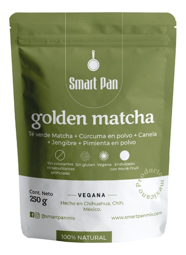 Golden Matcha - Golden Milk + Té Matcha Con Monk Fruit