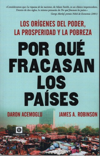 Libro Por Que Fracasan Los Paises - Acemoglu / Robinson