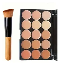 Comprar Pack De 2pzas Paleta De Correctores  15 Colores + Pincel Ash