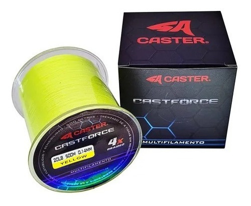 Multifilamento Caster Castforce 4x 0.14mm Bobina 500m