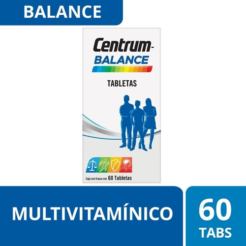 Centrum Balance Multivitamínico 60 Tabletas