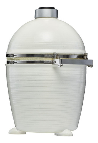 Imagen 4 de 10 de Parrilla Kamado Kb10 Blanco Horno Ahumador Grande