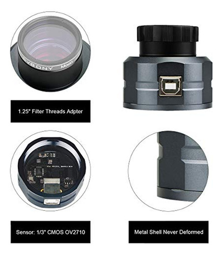 Svbony Sv105 Ocular Electrónico Para Telescopio 125 2 Megapí