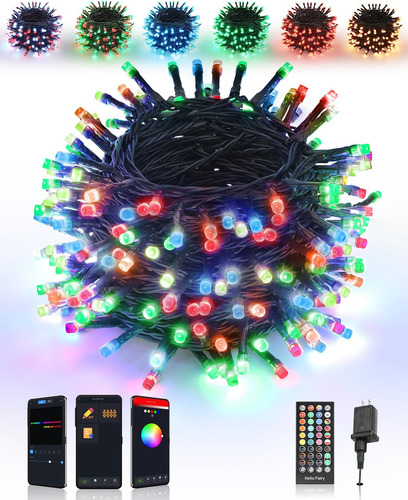 Luces Led Rgb Inteligentes Para Navidad, 66 Pies
