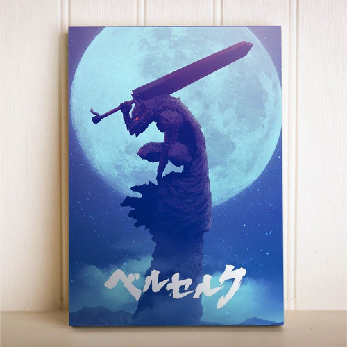 Imagem 1 de 1 de Placa Decorativa Anime Berserk Guts Armor