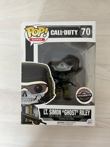 Funko Pop! Call Of Duty Lt. Simon Ghost Riley 70 Gamestop