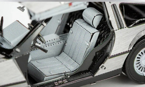 Delorean - Rompecabezas 3d Metal Model (Usado)