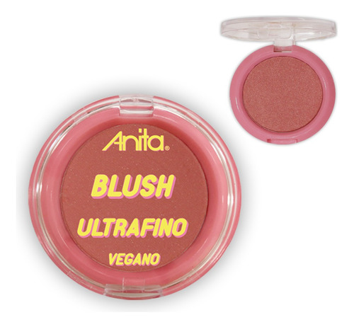 Blush Anita Ultrafino Vegano 6g Tom Da Maquiagem 965 - Ab 3