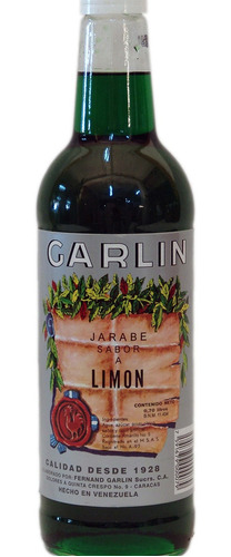 Garlin Jarabe Sabor  A Limón 0,70lts
