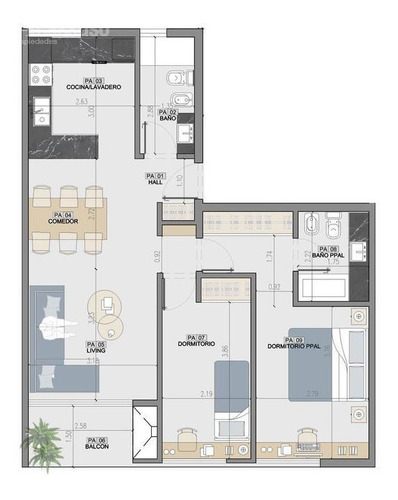 Imagen 2 de 6 de Departamento - S.isi.-barrio Carreras