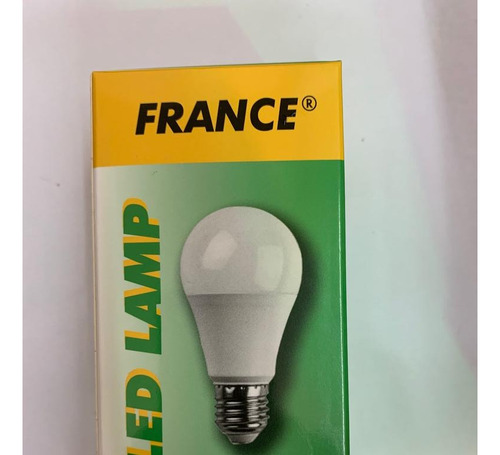 Lámpara Bulbo Led E27 - 12 V / 9w Blanca Cálida Marca France