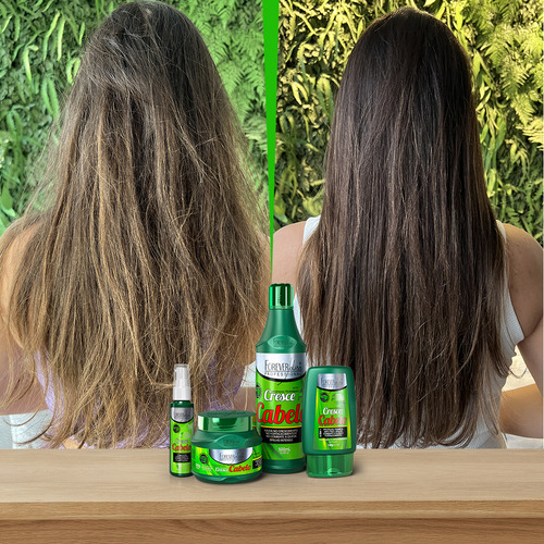 Kit Shampoo E Leave-in Cresce Cabelo Forever Liss