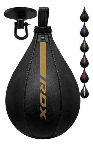 Set Boxeo Rdx Pelota Boxeo Y Giratorio Cuero Maya Hide Dodge