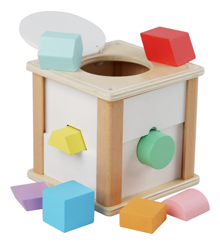 Cubo De Actividades Para Bebés, Juguete Clasificador De