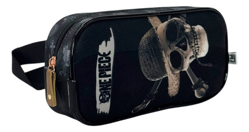 Kit Mochila One Piece Lonch Lapicera Original Fotorama B Negro Negro