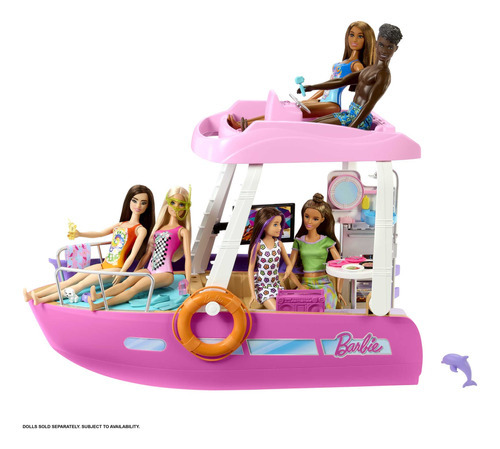 Barbie Set De Juego Bote De Los Sueños Dream Boat +20 Pzs (Usado)