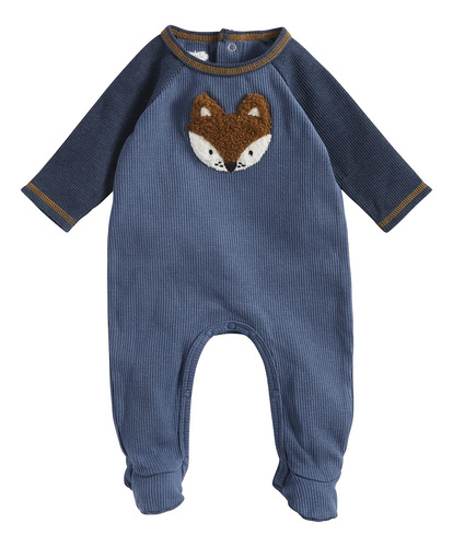 Mud Pie Fox Sleeper Para Bebé Niño, 0-3 Meses