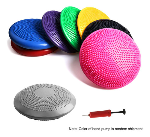 Disco De Yoga De 33 Cm Con Bomba Manual Gratuita, Cojín Iata