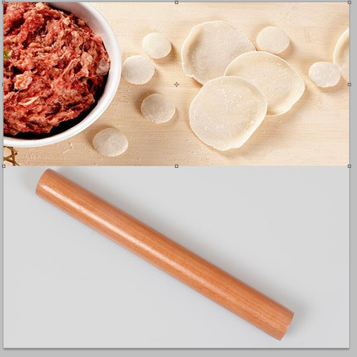 Masa Antiadherente Multifuncional Wood Rolling Pin