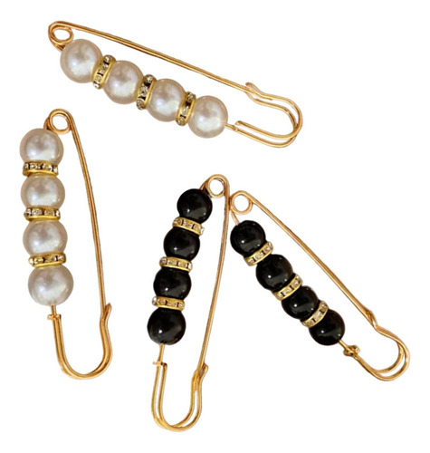 A A 3 Elegante Juego De Broches De Perlas For 3 Piezas