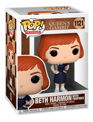 Funko Pop Gambito De Dama - Beth Harmon Y Trofeos #1121