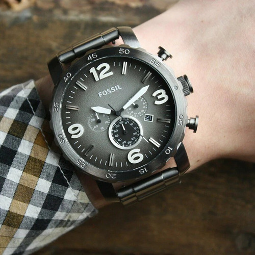 N Reloj Hombre Fossil Nate Analogo Jr1437