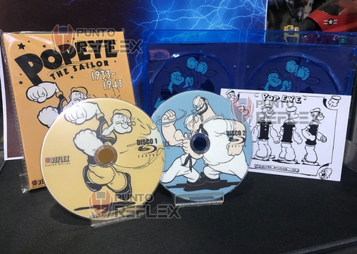 Popeye El Marino 1933-1943 Fleishcer Studios Blu-ray Custom